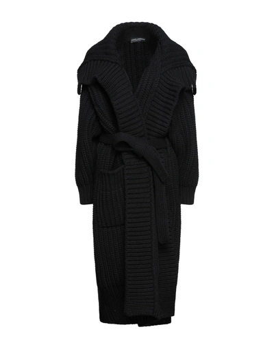 Shop Dolce & Gabbana Woman Coat Black Size 0 Virgin Wool, Cashmere
