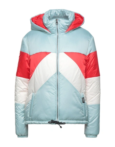 Shop Juicy Couture Down Jackets In Sky Blue