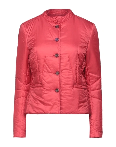 Shop Maridò Woman Jacket Red Size 8 Polyester