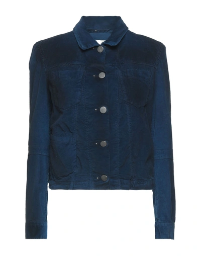 Shop High Woman Jacket Midnight Blue Size 12 Cotton, Modal, Elastane