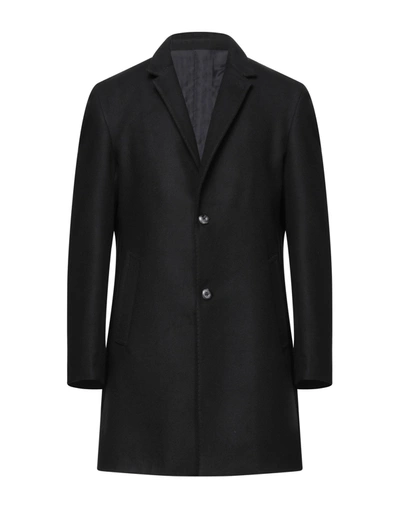 Shop Ago E Filo Coats In Black