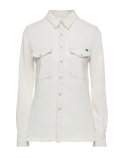 Shop Acquaverde Denim Outerwear In White