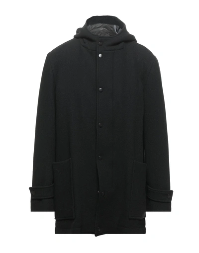 Shop Allegri Man Coat Black Size 42 Virgin Wool, Polyamide