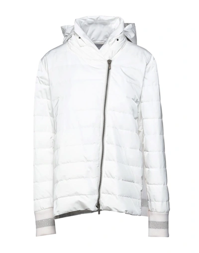 Shop Lorena Antoniazzi Down Jackets In White