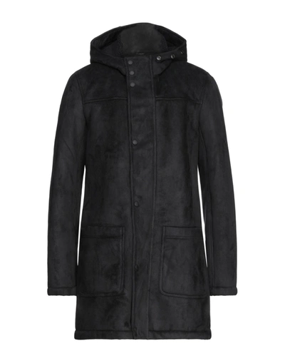 Shop Patrizia Pepe Coats In Black