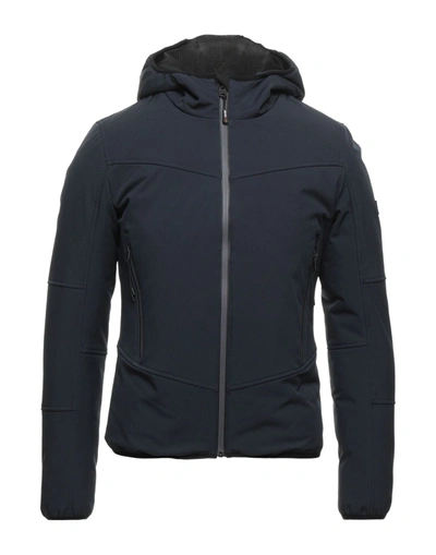 Shop Yes Zee By Essenza Down Jackets In Steel Grey