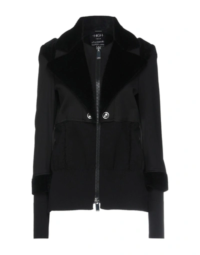 Shop High Woman Jacket Black Size 10 Polyester, Elastane, Polyamide, Polyurethane