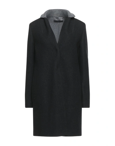 Shop Lorena Antoniazzi Coats In Dark Blue