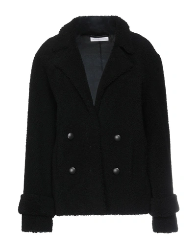 Shop Inès & Maréchal Coats In Black