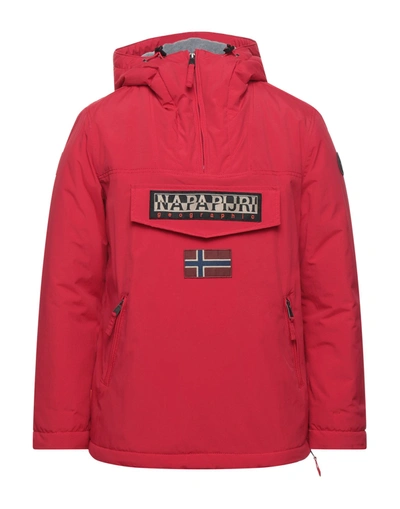 Shop Napapijri Jackets In Red