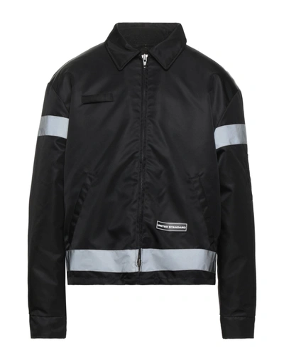 Shop United Standard Man Jacket Black Size L Polyamide, Polyurethane, Wool, Acrylic, Elastane