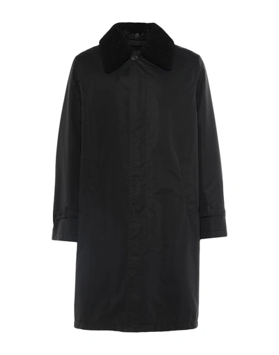 Dunhill Overcoats In Black