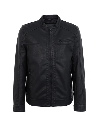 Shop Only & Sons Man Jacket Black Size S Polyester, Cotton, Viscose