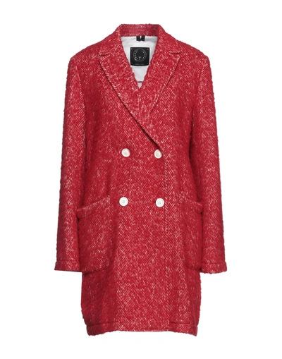 Shop T-jacket By Tonello Coats In Red