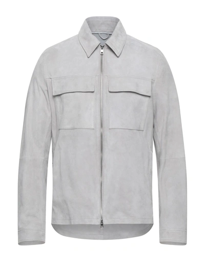 Shop Michael Kors Mens Jackets In Light Grey