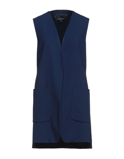 Shop Antonelli Overcoats In Dark Blue