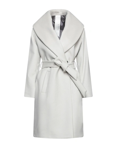 Shop Annie P Coats In Light Grey
