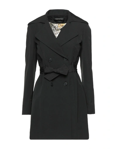 Shop Angela Mele Milano Overcoats In Black