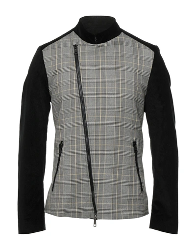Shop Tom Rebl Man Jacket Black Size 40 Wool, Viscose, Polyester, Cotton, Elastane
