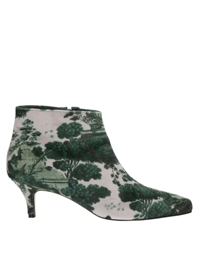 Shop Lenora Ankle Boots In Green
