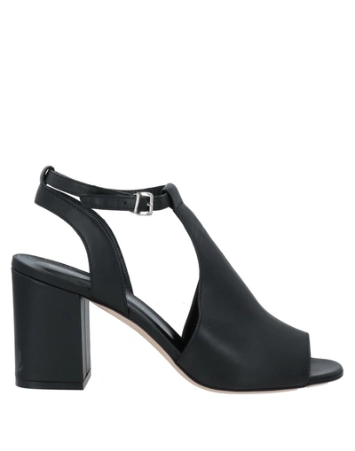 Shop Gianmarco Sorelli Sandals In Black