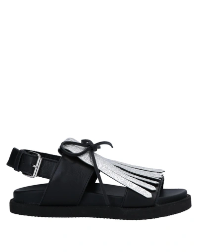 Shop Stokton Woman Sandals Black Size 6 Soft Leather