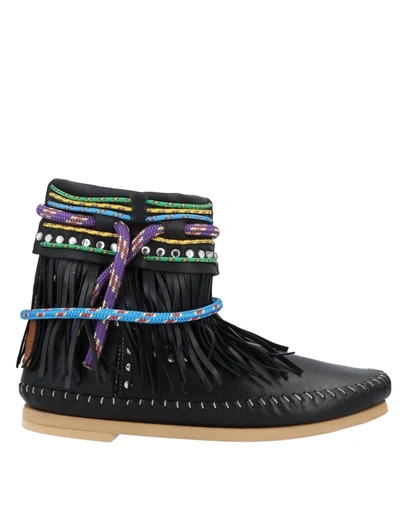 Shop Sarah Summer Woman Ankle Boots Black Size 7 Soft Leather