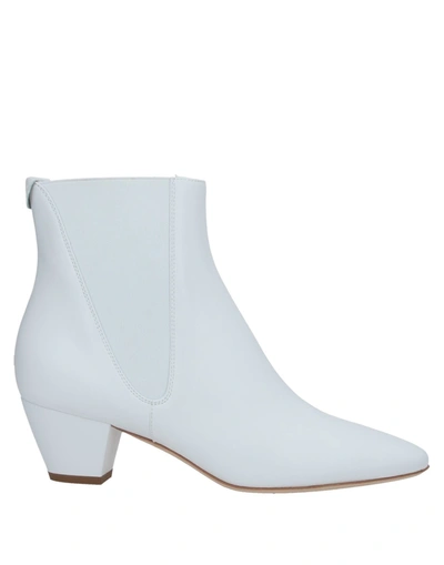 Shop Philosophy Di Lorenzo Serafini Woman Ankle Boots White Size 7 Soft Leather