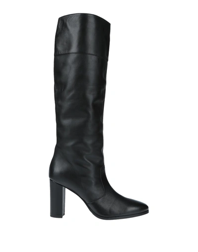 Shop Mauro Grifoni Knee Boots In Black
