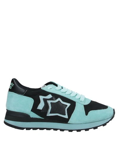 Shop Atlantic Stars Sneakers In Turquoise