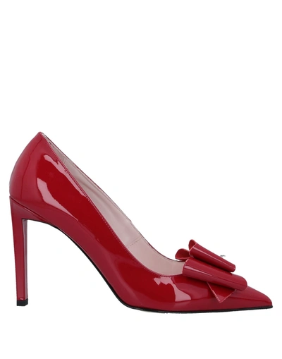 Shop Nora Barth Woman Pumps Red Size 6 Soft Leather