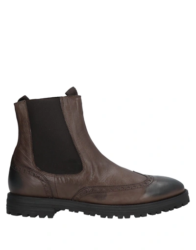 Shop Boemos Ankle Boots In Brown