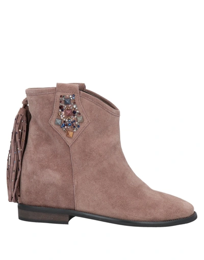 Shop Alma En Pena Ankle Boots In Light Brown