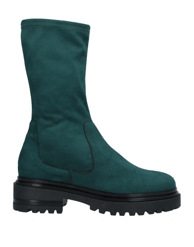 Shop Millà Ankle Boots In Green