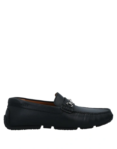 Shop Bally Man Loafers Black Size 9.5 Bovine Leather