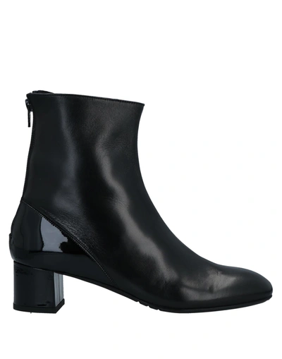 Shop La Corte Della Pelle By Franco Ballin Woman Ankle Boots Black Size 9 Soft Leather