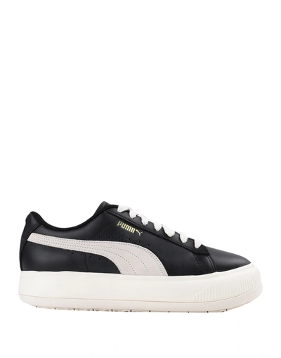 Shop Puma Suede Mayu Lth Wn's Woman Sneakers Black Size 7.5 Cowhide