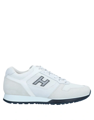 Shop Hogan Man Sneakers White Size 9 Soft Leather