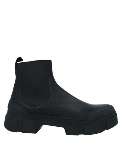Shop Vic Matie Vic Matiē Man Ankle Boots Black Size 7 Soft Leather, Textile Fibers
