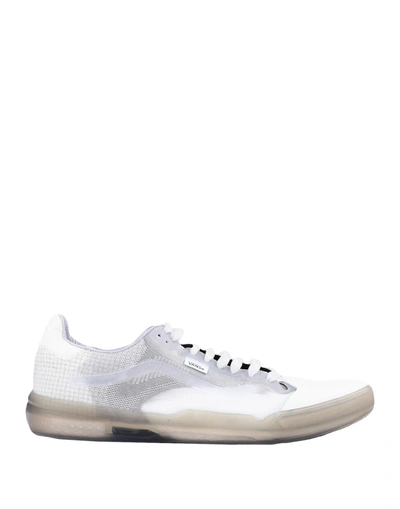 Shop Vans Ua Evdnt Rw Ultimatewaffle Man Sneakers White Size 7.5 Soft Leather, Textile Fibers