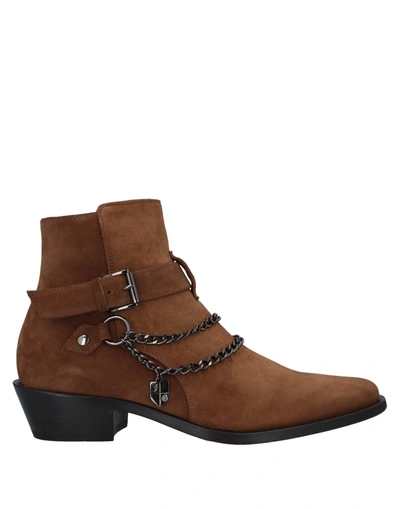 Shop John Galliano Ankle Boots In Camel