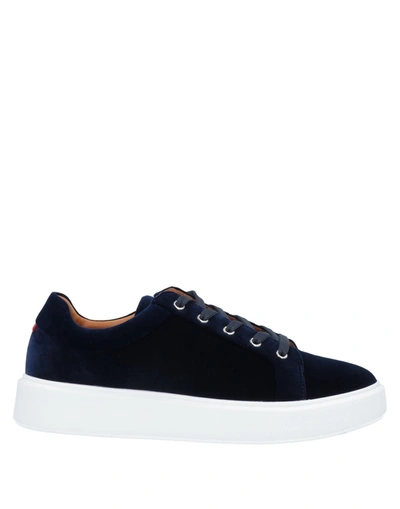 Shop Bally Sneakers In Dark Blue