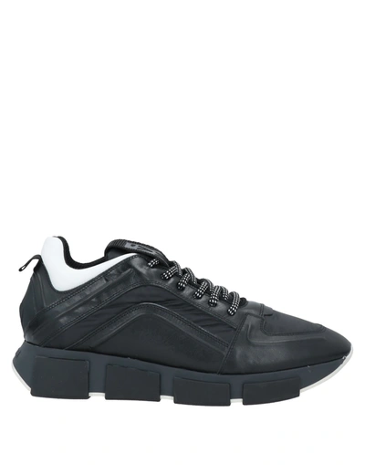 Shop Vic Matie Vic Matiē Man Sneakers Black Size 8 Soft Leather, Textile Fibers