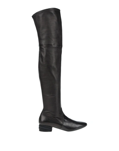 Shop Casadei Woman Boot Black Size 6.5 Soft Leather