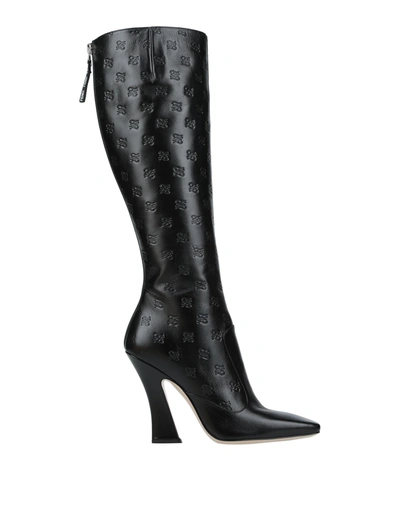 Shop Fendi Woman Boot Black Size 7 Calfskin