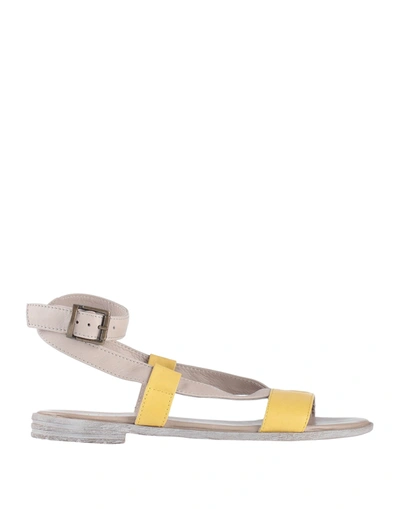 Shop Bueno Woman Sandals Yellow Size 6 Soft Leather