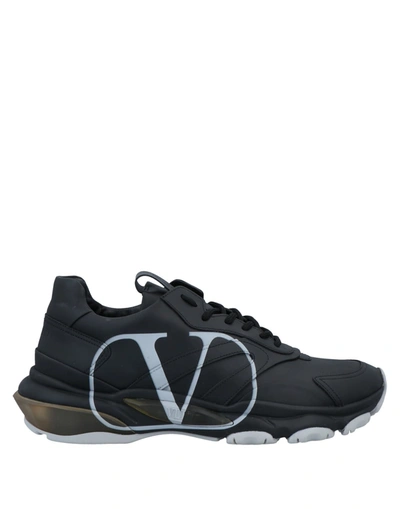 Shop Valentino Garavani Man Sneakers Black Size 8 Soft Leather