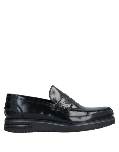Shop Bruno Verri Man Loafers Black Size 8 Soft Leather