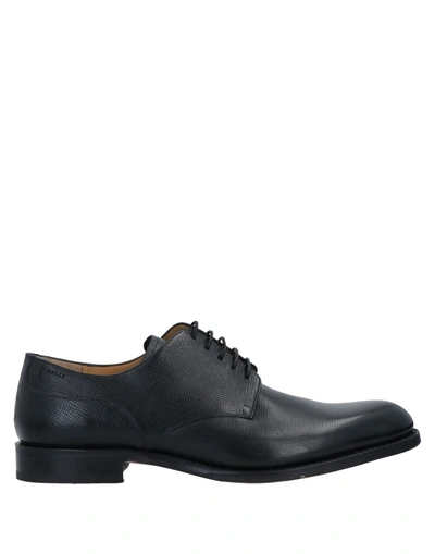 Shop Bally Man Lace-up Shoes Black Size 7 Calfskin