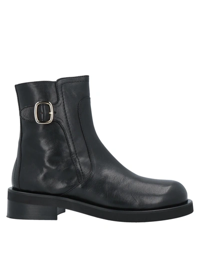 Shop La Corte Della Pelle By Franco Ballin Ankle Boots In Black